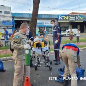 Motociclista e pedestre ficam feridos após grave acidente em Maringá Foto 8 Fotos de Motociclista e pedestre ficam feridos após grave acidente em Maringá