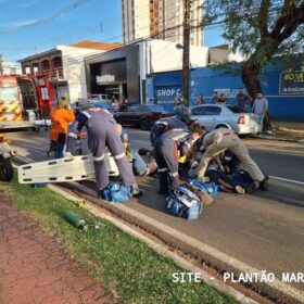 Motociclista e pedestre ficam feridos após grave acidente em Maringá Foto 11 Fotos de Motociclista e pedestre ficam feridos após grave acidente em Maringá