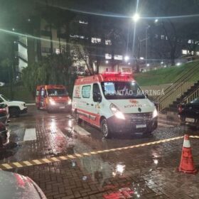 Carro com três estudantes cai de estacionamento de faculdade em Maringá Foto 7 Fotos de Carro com três estudantes cai de estacionamento de faculdade em Maringá