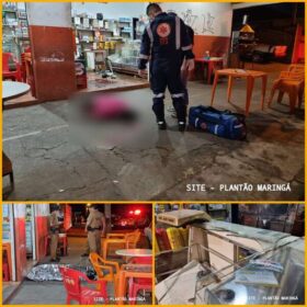 Homem morre ao se cortar em balcão de bar durante tentativa de furto em Maringá Foto 4 Fotos de Homem morre ao se cortar em balcão de bar durante tentativa de furto em Maringá