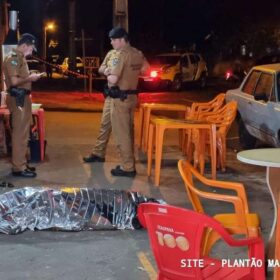 Homem suspeito de furto morre ao cortar perna em balcão de vidro em Maringá Foto 3 Fotos de Homem suspeito de furto morre ao cortar perna em balcão de vidro em Maringá
