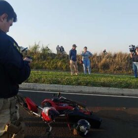 Idoso é socorrido de helicóptero após acidente de moto em Marialva Foto 2 Fotos de Idoso é socorrido de helicóptero após acidente de moto em Marialva