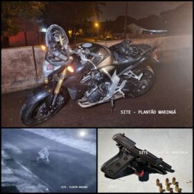 Policial é intubado após sofrer acidente de moto e tem arma roubada em Maringá Foto 7 Fotos de Policial é intubado após sofrer acidente de moto e tem arma roubada em Maringá