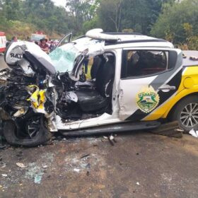 Policial rodoviário sofre ferimentos graves ao bater viatura contra carro forte na região Foto 9 Fotos de Policial rodoviário sofre ferimentos graves ao bater viatura contra carro forte na região