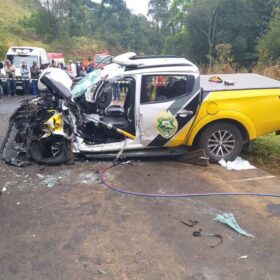 Policial rodoviário sofre ferimentos graves ao bater viatura contra carro forte na região Foto 12 Fotos de Policial rodoviário sofre ferimentos graves ao bater viatura contra carro forte na região