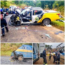 Policial rodoviário sofre ferimentos graves ao bater viatura contra carro forte na região Foto 16 Fotos de Policial rodoviário sofre ferimentos graves ao bater viatura contra carro forte na região