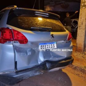 Porsche avaliado em mais de R$ 1 milhão é destruído após motorista bater em quatro carros estacionados em Maringá Foto 2 Fotos de Porsche avaliado em mais de R$ 1 milhão é destruído após motorista bater em quatro carros estacionados em Maringá
