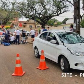 Vídeo mostra motorista na contramão, invadindo preferencial e causando grave acidente em Maringá Foto 2 Fotos de Vídeo mostra motorista na contramão, invadindo preferencial e causando grave acidente em Maringá