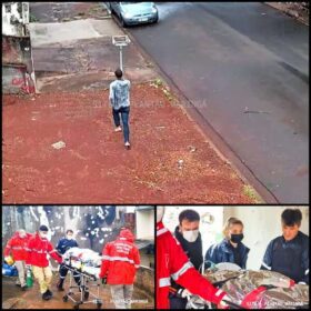 Câmera de segurança registra homem baleado correndo em busca de ajuda em Maringá Foto 7 Fotos de Câmera de segurança registra homem baleado correndo em busca de ajuda em Maringá