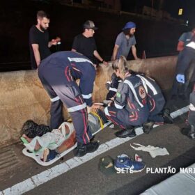 Motociclista despenca de uma altura de aproximadamente 5 metros e cai no Contorno Norte em Maringá Foto 9 Fotos de Motociclista despenca de uma altura de aproximadamente 5 metros e cai no Contorno Norte em Maringá