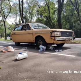 Mulher de 60 anos é socorrida com ferimentos graves após acidente em Maringá Foto 1 Fotos de Mulher de 60 anos é socorrida com ferimentos graves após acidente em Maringá