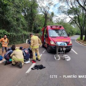 Mulher de 60 anos é socorrida com ferimentos graves após acidente em Maringá Foto 7 Fotos de Mulher de 60 anos é socorrida com ferimentos graves após acidente em Maringá