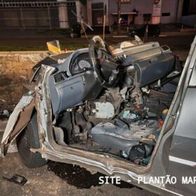 No dia do aniversário motorista sofre ferimentos graves após acidente em Maringá Foto 16 Fotos de No dia do aniversário motorista sofre ferimentos graves após acidente em Maringá
