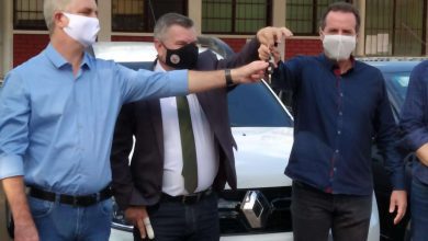 Fotos de Maringá: Delegado Jacovós entrega viaturas para a PC PR