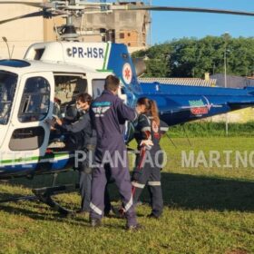 Homem é socorrido de helicóptero após levar chifrada de boi Foto 5 Fotos de Homem é socorrido de helicóptero após levar chifrada de boi