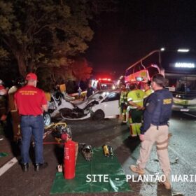 Idosa de 72 anos que retornava do protesto em Maringá, morre em grave acidente em Marialva Foto 1 Fotos de Idosa de 72 anos que retornava do protesto em Maringá, morre em grave acidente em Marialva