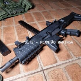 Polícia Militar apreende submetralhadora e carga de eletrônicos avaliada em mais de 5 milhões em Maringá Foto 9 Fotos de Polícia Militar apreende submetralhadora e carga de eletrônicos avaliada em mais de 5 milhões em Maringá