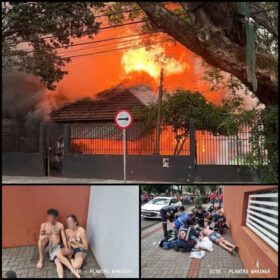 Uma mulher morreu e três pessoas foram intubadas após incêndio em pensionato em Maringá Foto 2 Fotos de Uma mulher morreu e três pessoas foram intubadas após incêndio em pensionato em Maringá