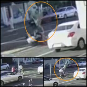 Fotos de Casal é atropelado por motociclista que transitava na faixa exclusiva de ônibus em Maringá
