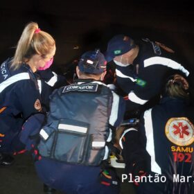 Fotos de Ciclista é intubado após ser atropelado por carro em Sarandi