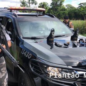 Fotos de Criminosos armados morreram em confronto com o Pelotão Choque de Maringá