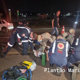 Fotos de Homem de 36 anos sofre ferimentos graves após atropelado por moto em Maringá