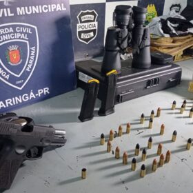Homem é preso após atirar e manter amigo refém em quarto de hotel em Maringá Foto 5 Fotos de Homem é preso após atirar e manter amigo refém em quarto de hotel em Maringá
