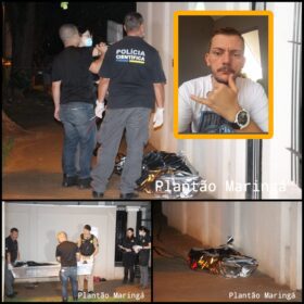 Fotos de Homem é surpreendido por dois criminosos e é morto com tiros na cabeça em Maringá