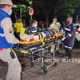 Motociclista é intubado após avançar preferencial e bater contra carro em Maringá Foto 11 Fotos de Motociclista é intubado após avançar preferencial e bater contra carro em Maringá