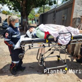 Mulher é socorrida pelo Samu, após ser espancada pelo marido em Maringá Foto 2 Fotos de Mulher é socorrida pelo Samu, após ser espancada pelo marido em Maringá