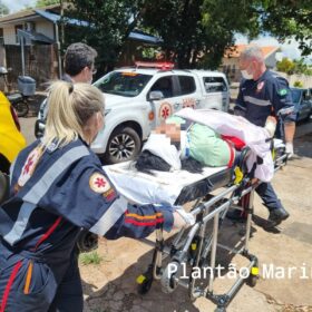 Mulher é socorrida pelo Samu, após ser espancada pelo marido em Maringá Foto 1 Fotos de Mulher é socorrida pelo Samu, após ser espancada pelo marido em Maringá