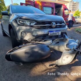 Mulher sofre ferimentos graves após carro avança preferencial em Maringá Foto 11 Fotos de Mulher sofre ferimentos graves após carro avança preferencial em Maringá