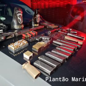 Fotos de Polícia Militar de Maringá apreende drogas avaliada em 2 milhões e várias armas, inclusive com silenciadores
