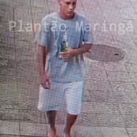 Após matar jovem durante assalto em Maringá, criminoso foi filmado tomando cerveja após o crime Foto 2 Fotos de Após matar jovem durante assalto em Maringá, criminoso foi filmado tomando cerveja após o crime