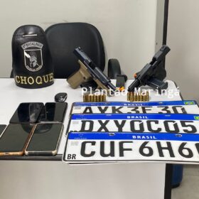 Fotos de Homem com sete mandados de prisão e investigado em vários homicídios em Maringá é preso com duas pistolas 