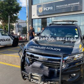 Fotos de Homem com sete mandados de prisão e investigado em vários homicídios em Maringá é preso com duas pistolas 