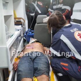 Homem fica inconsciente após ser agredido com pedradas na cabeça em Maringá Foto 3 Fotos de Homem fica inconsciente após ser agredido com pedradas na cabeça em Maringá