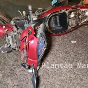 Motociclista avança sinal vermelho, bate em carro e é socorrido com ferimentos graves em Maringá Foto 3 Fotos de Motociclista avança sinal vermelho, bate em carro e é socorrido com ferimentos graves em Maringá