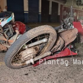Motociclista avança sinal vermelho, bate em carro e é socorrido com ferimentos graves em Maringá Foto 8 Fotos de Motociclista avança sinal vermelho, bate em carro e é socorrido com ferimentos graves em Maringá