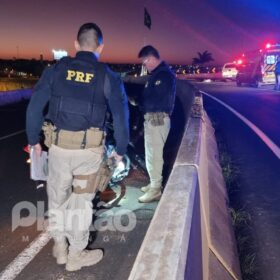 Fotos de Motociclista morre após cair no Contorno Norte e ser atropelado por carro em Maringá 
