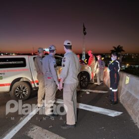 Fotos de Motociclista morre após cair no Contorno Norte e ser atropelado por carro em Maringá 