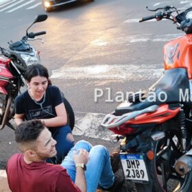 Câmera de segurança registra colisão entre duas motos em Sarandi Foto 3 Fotos de Câmera de segurança registra colisão entre duas motos em Sarandi