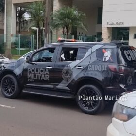 Denúncia de homens armados em condomínio no centro de Maringá mobiliza várias equipes da polícia militar Foto 5 Fotos de Denúncia de homens armados em condomínio no centro de Maringá mobiliza várias equipes da polícia militar