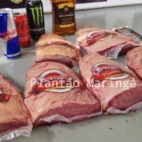 Homem é preso após furtar sete peças de picanha, whisky e energético em supermercado de Maringá Foto 6 Fotos de Homem é preso após furtar sete peças de picanha, whisky e energético em supermercado de Maringá