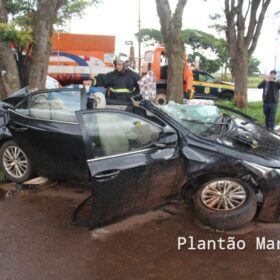 Homem é resgatado das ferragens após carro capotar entre Sarandi e Marialva Foto 10 Fotos de Homem é resgatado das ferragens após carro capotar entre Sarandi e Marialva