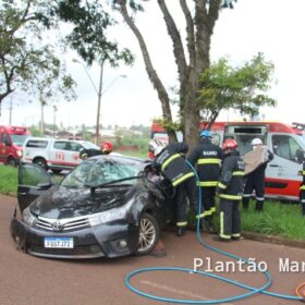 Homem é resgatado das ferragens após carro capotar entre Sarandi e Marialva Foto 17 Fotos de Homem é resgatado das ferragens após carro capotar entre Sarandi e Marialva
