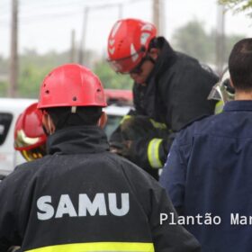 Homem é resgatado das ferragens após carro capotar entre Sarandi e Marialva Foto 22 Fotos de Homem é resgatado das ferragens após carro capotar entre Sarandi e Marialva