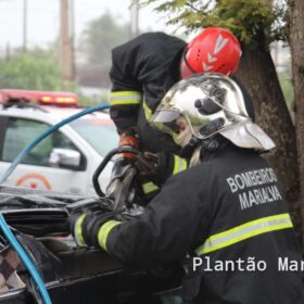 Homem é resgatado das ferragens após carro capotar entre Sarandi e Marialva Foto 3 Fotos de Homem é resgatado das ferragens após carro capotar entre Sarandi e Marialva
