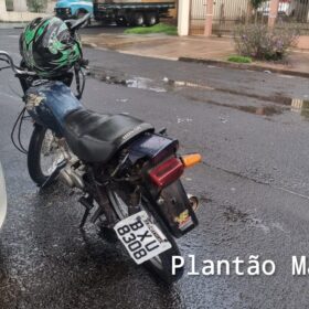 Motociclista avança preferencial e é atingido por carro em Maringá Foto 2 Fotos de Motociclista avança preferencial e é atingido por carro em Maringá