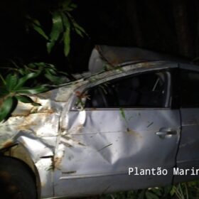 Motociclista é intubado após ser atingido por carro em Maringá Foto 2 Fotos de Motociclista é intubado após ser atingido por carro em Maringá